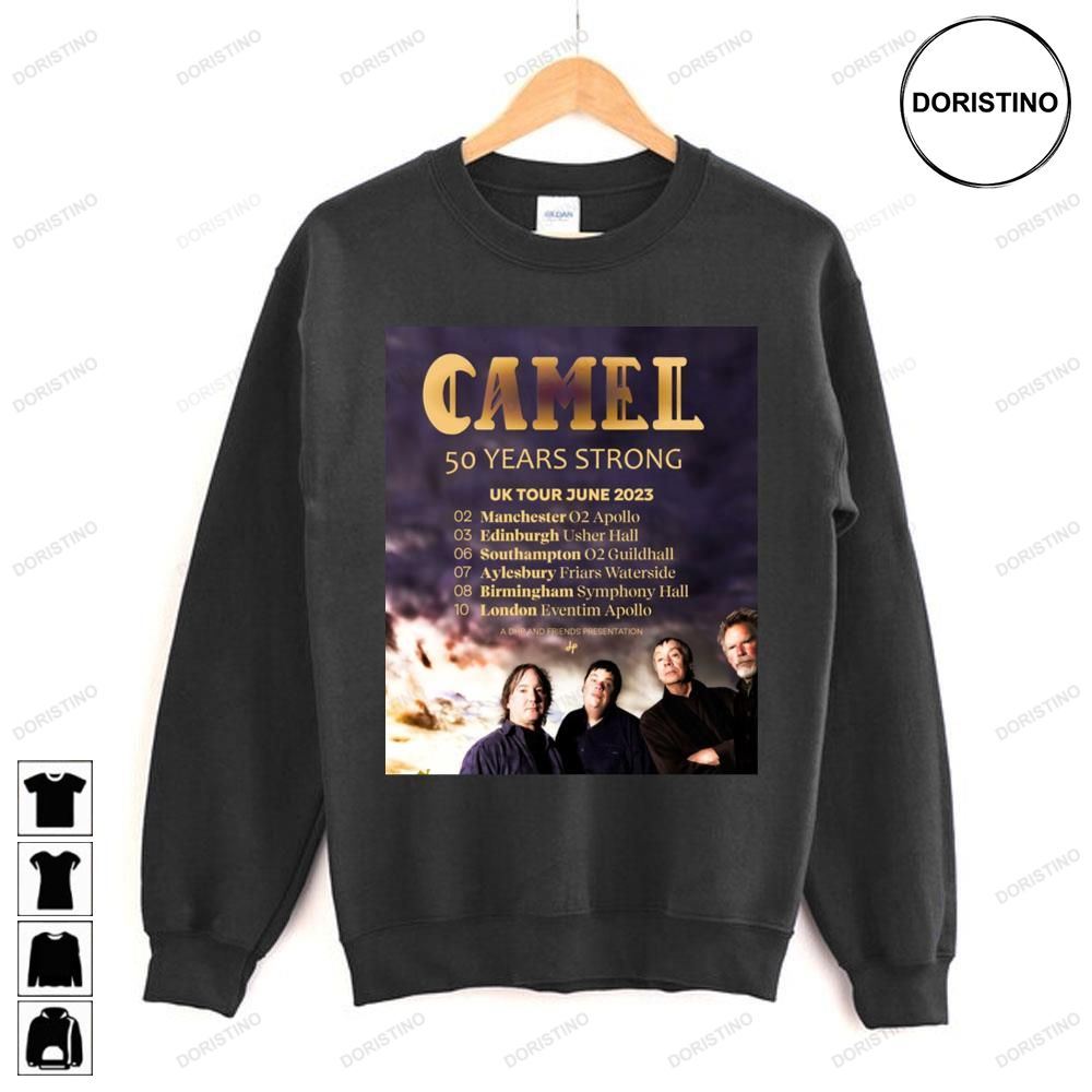 50 Years Strong Uk June 2023 Tour Camel Trending Style